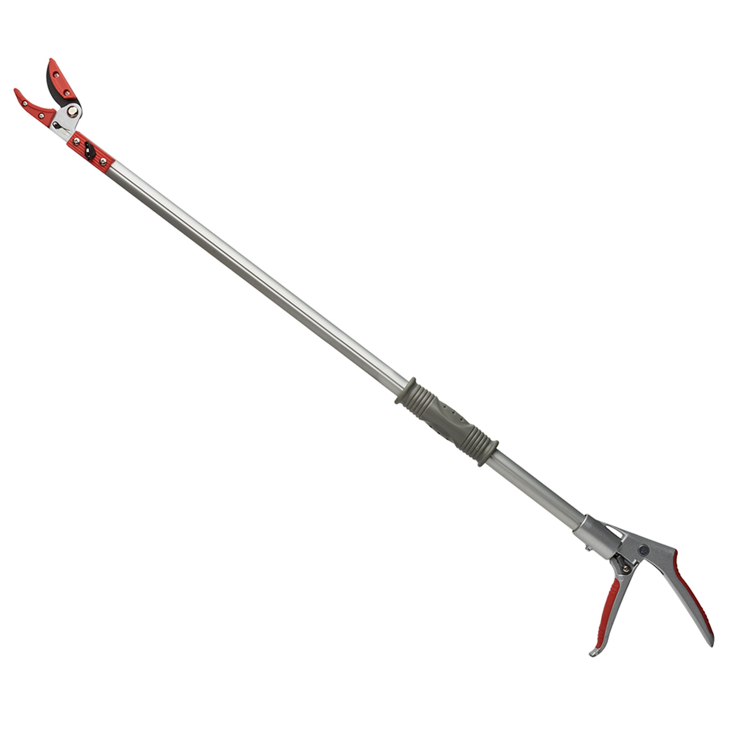 Kings County Tools Podadora de derivación de largo alcance de 76 cm, cabezal de corte giratorio, mango ergonómico, posiciones de agarre ajustables, herramienta de jardín y patio de arborista,