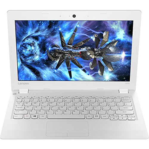 2016 Lenovo Premium Built High Performance 11.6 inch HD Laptop (Intel Atom Processor 2GB RAM 32G eMMC Storage, Webcam, Bluetooth, WiFi, HDMI, Windows 10 ) - White