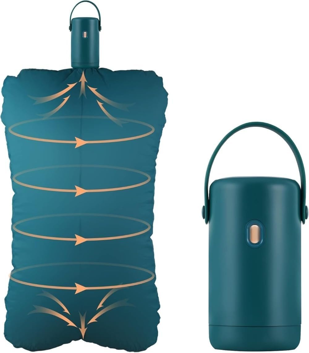 Amazon | 小型乾燥機、ポータブル衣類乾燥機、マイナスイオン低温殺菌