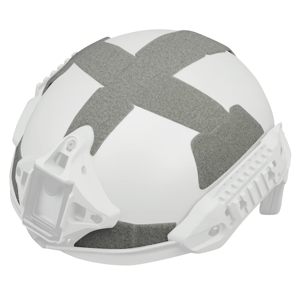 MK Helmet Magic Sticker Hunting CS Helmet Patches Hook and Loop Sticky for MK Helmet 9pcs Set Helmets Accessories (Color : HL-ACC52-G)