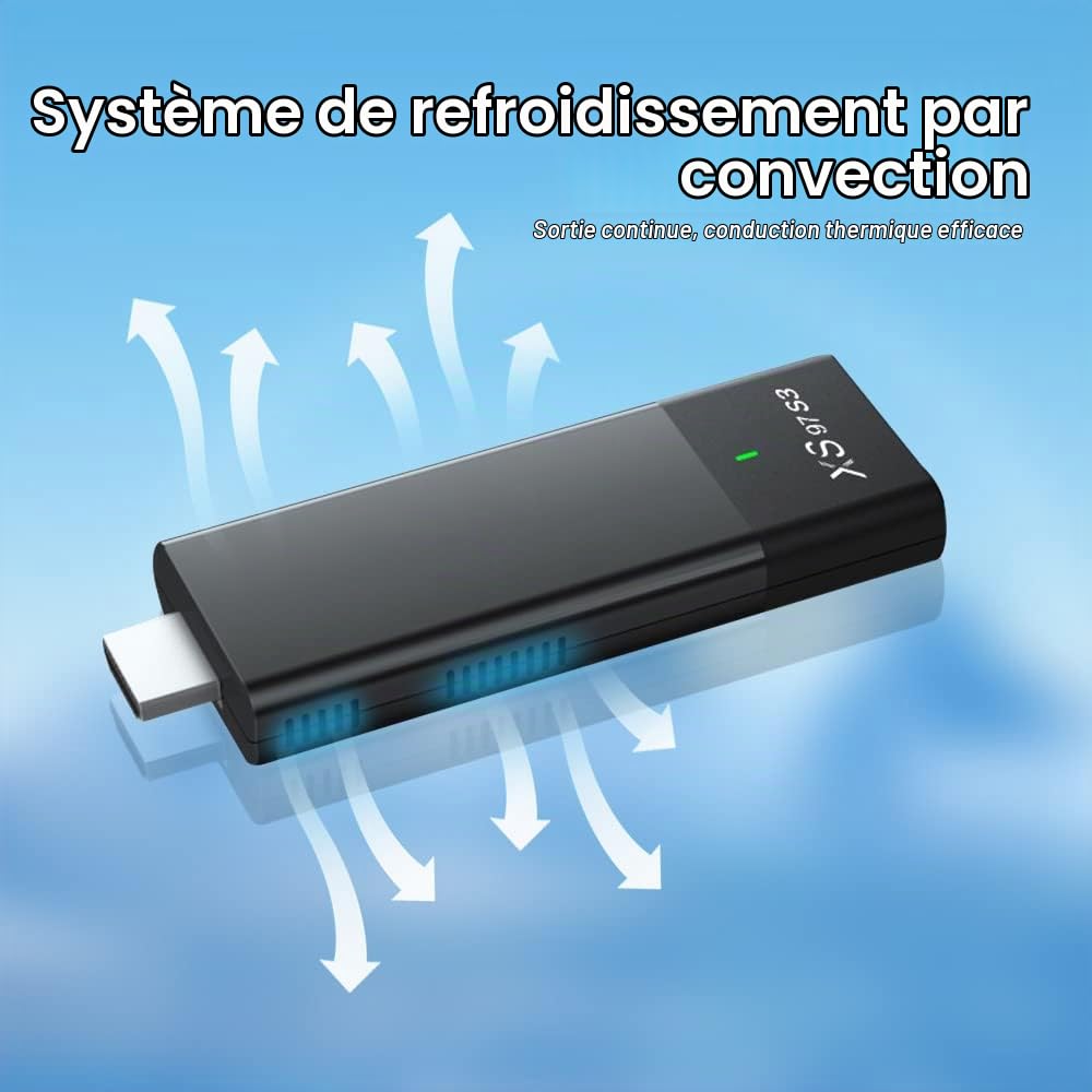 Jemora TV Stick pour Android 10.0 Smart TV Box Streaming Media Player Streaming Stick 4K Prise en Charge HDR avec télécommande (1 Go de RAM + 8 Go de ROM)