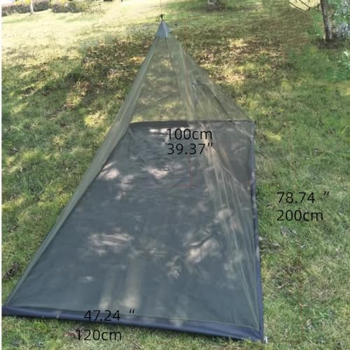 Carpa para camping ultraliviana 1 persona malla transpirable miniatura 2