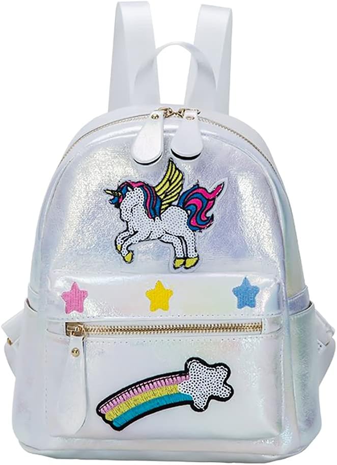 unicorn leather backpack