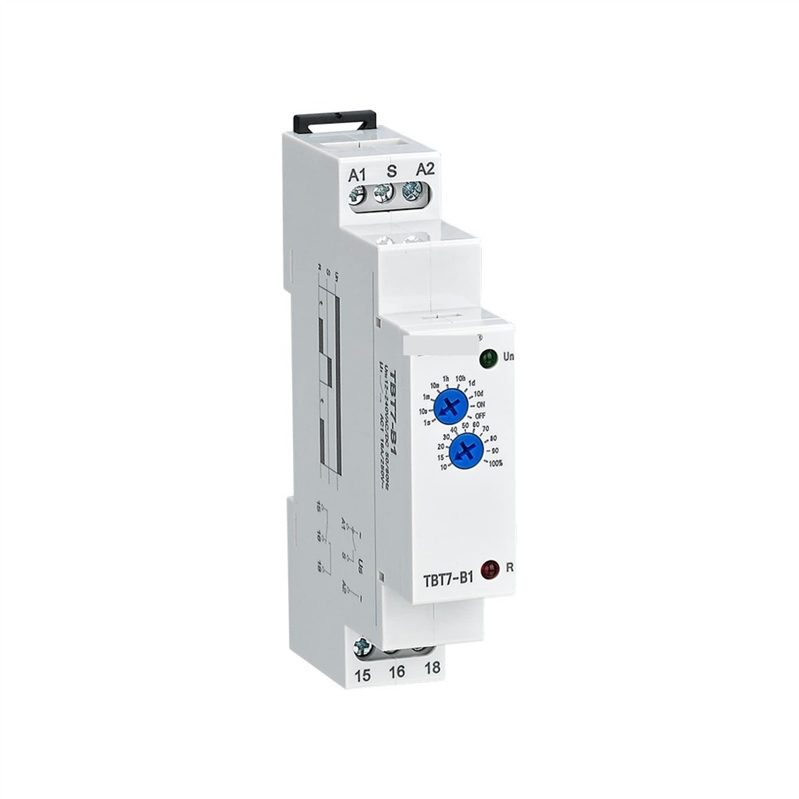 Relè a tempo di ritardo tensione a 220v 220 Dieci gruppi 1 pz(Blue Knob,TBT7-B2-200-240VAC)
