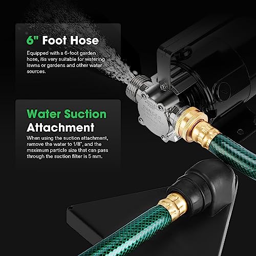 VIVOSUN Water Transfer Pump, 1/10HP 330 GPH 115V Auto