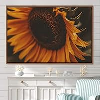 Framed Canvas Wall Art Blooming Closeup Botanical Chic Closeup Expressive Multicolor Photography Realism Ultra - 16x24 inches