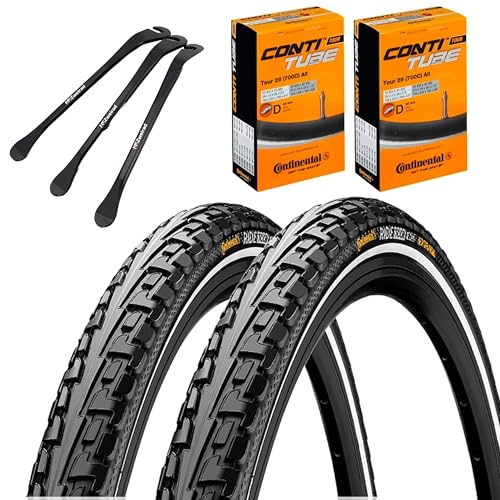2er Set Continental Fahrradreifen Ride Tour Reflex 28 Zoll (42-622)...