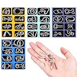 Stimule les solutions créatives : les jeux de patience en métal sont des tâches éducatives qui stimulent les solutions imaginatives et développent des approches innovantes des défis, que ce soit pour se détendre à la maison ou à l'école.