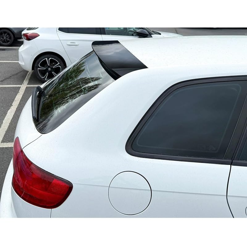 AutoStyle - Spoiler da tetto compatibile con Audi A3 (8P) Sportback 2004-2012 (ABS nero lucido)