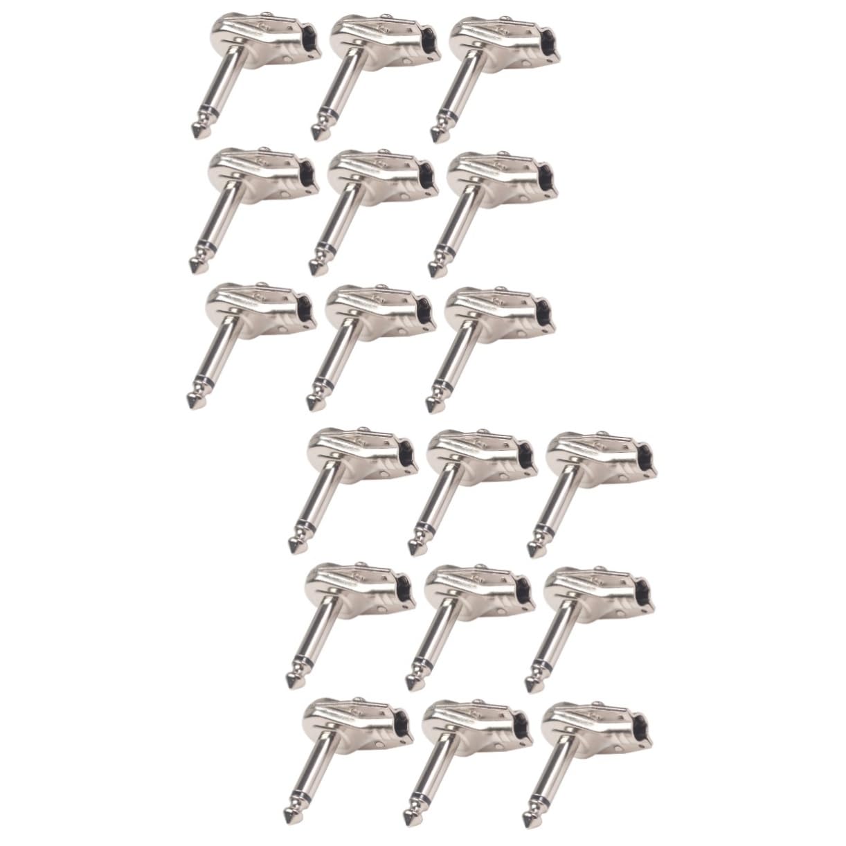 ibasenice 20stücke Gitarrenpedal Connector Kabel Adapter Für Effektpedale Platzsparend Für Profis Geeignet Silberfarben Hochwertige Instrumentenzubehörteile Für Gitarristen