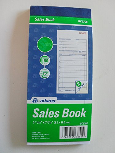 Libro de pedidos de ventas Adams copias duplicadas nítidas en papel sin carbono