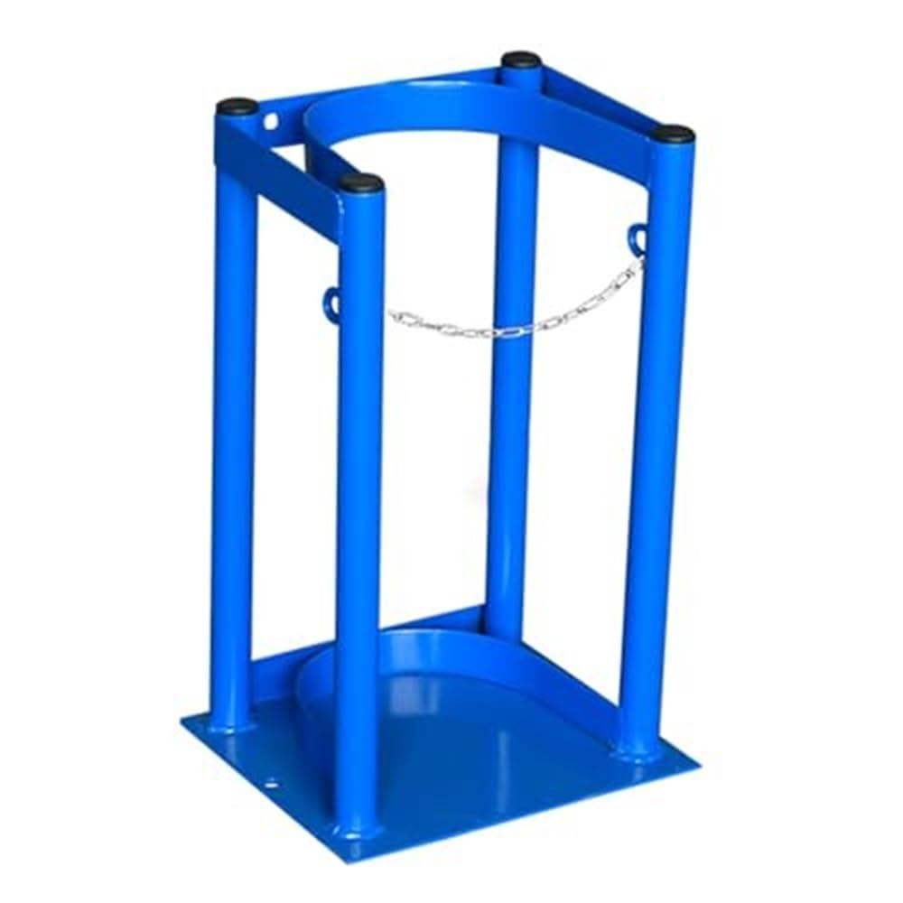 Scaffale del carro armato dell'ossigeno per i cilindri 4/5L, supporto d'acciaio per l'ospedale, il laboratorio, uso domestico