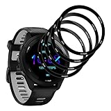 Protector de pantalla para Garmin Forerunner 265s, 4 unidades, flexible, autoreparable, TPU para Forerunner 265s, antisuciedad, para Garmin Forerunner 265s Protector de pantalla para Garmin Forerunner 265s, 4 unidades, flexible, autoreparable, TPU para Forerunner 265s, antisuciedad, para Garmin Forerunner 265s