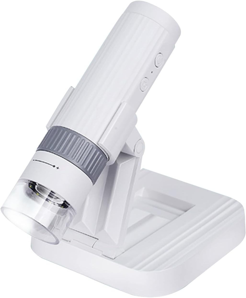 ワイヤレスデジタル顕微鏡、50X-1000X倍率1080P HDポータブルハンドヘルド顕微鏡、調整可能なスタンド付き、ラボハンドヘル