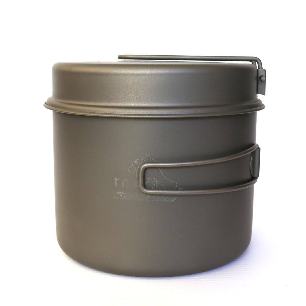 (1600 ml) - Titanium 1600ml Pot with Pan