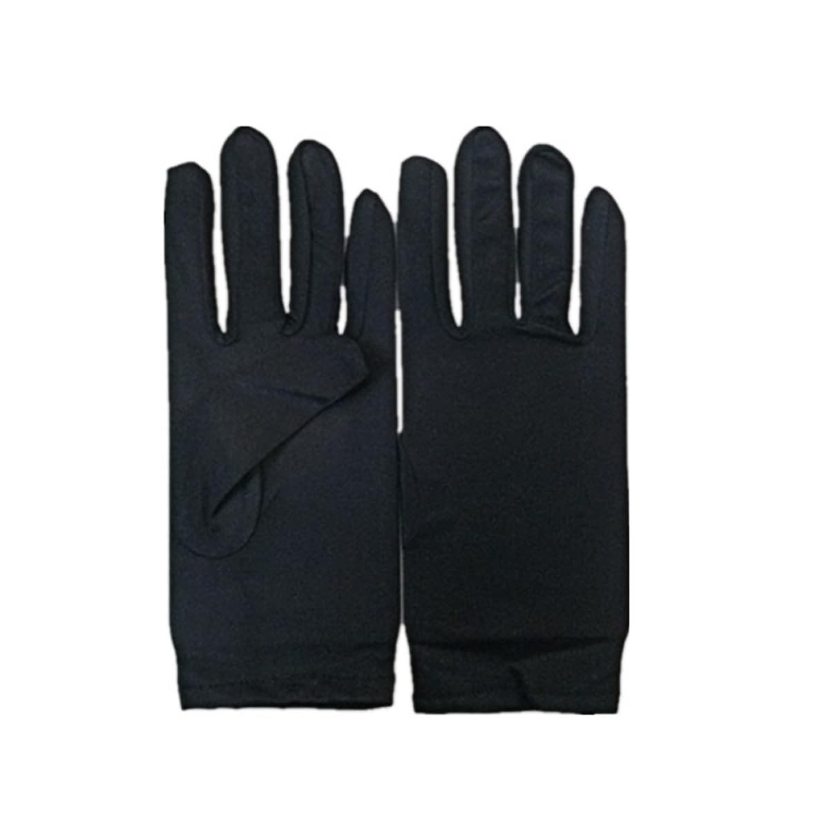 ERINGOGO Guantes de Algodón Hidratantes Negros, Paquete de 12 Pares