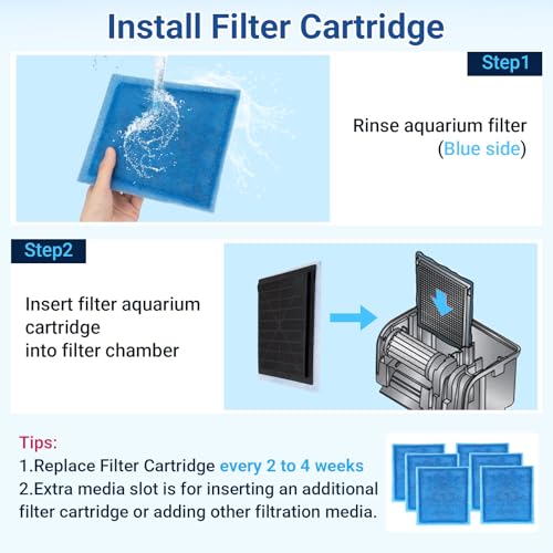 Image of 6 Pcs Rite-Size C Filter Cartridges for Marineland Penguin 200 275 350 375