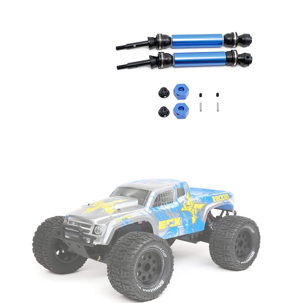 2 PièCes Arbre de Transmission ArrièRe CVD pour 1/10 2WD SéRie Ruckus Torment Circuit AMP RC PièCes de Mise à Niveau de Voiture, 2