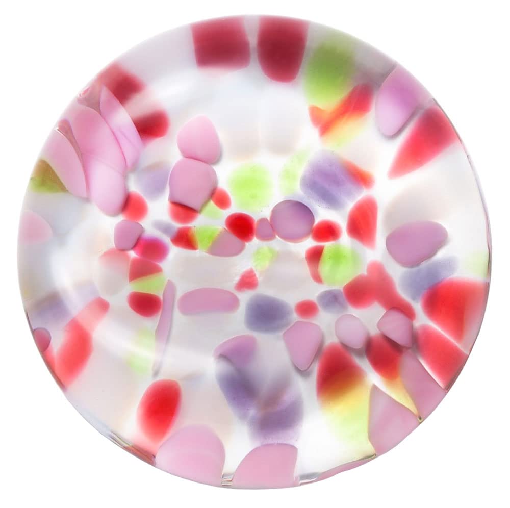 ADERIA F79858 Tsugaru Vidro Chopsticks Rest, Fluttering Cherry Blossoms, Made in Japan, Fashionable, Cute, Glass Gift, Women's, Mother's Day, Father's Day, Couples, Men's, Housewarming, Marriage, : Mu