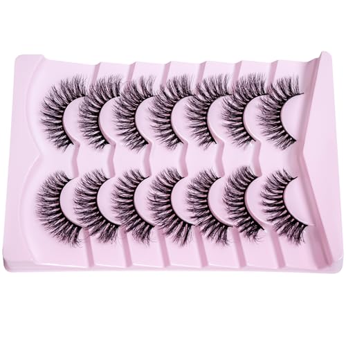 PAVONNE Cat Eye Lashes Wispy Fluffy - Image 8