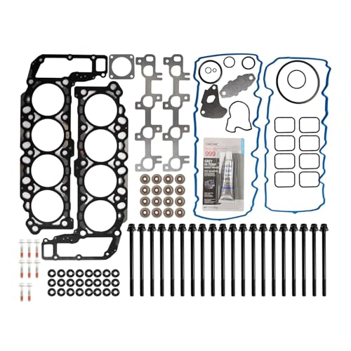 Image of KAX Engine Cylinder Head Gasket Set Compatible with Dodge Ram 1500 Dakota Durango Jeep Grand Cherokee 2004-2007, Commander Raider 2006-2007, Aspen 2007 4.7L, Head Gasket Kit, OE# HS26157PT1 ES71129