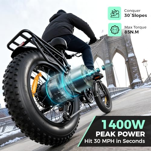 Image of Jasion X Hunter /PRO Electric Bike for Adults,1800W /1400W Peak 20''Fat Tire Foldable Ebike,Folding E Bike Up to 80 /70 Miles Range,720 /624WH Removable Battery,30 MPH E Bike,Certified by UL2849