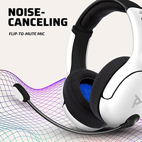 Pdp Lvl50 Wireless Stereo Headset With Noise Cancelling Microphone: White - Ps5/Ps4 #TOP2
