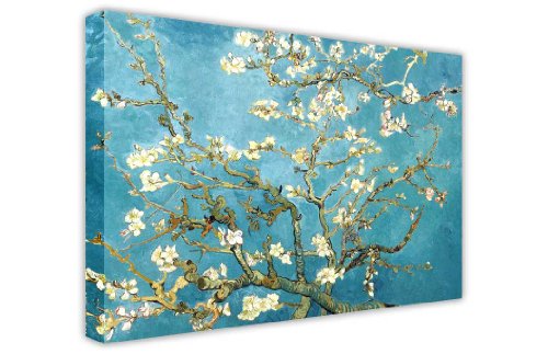 CANVAS IT UP Almond Blossom von Vincent Van Gogh Leinwandbild, Kunstdruck Landschaft  Foto Print Bild Home Dekoration Classic Masterpiece Ölgemälde Nachdruck