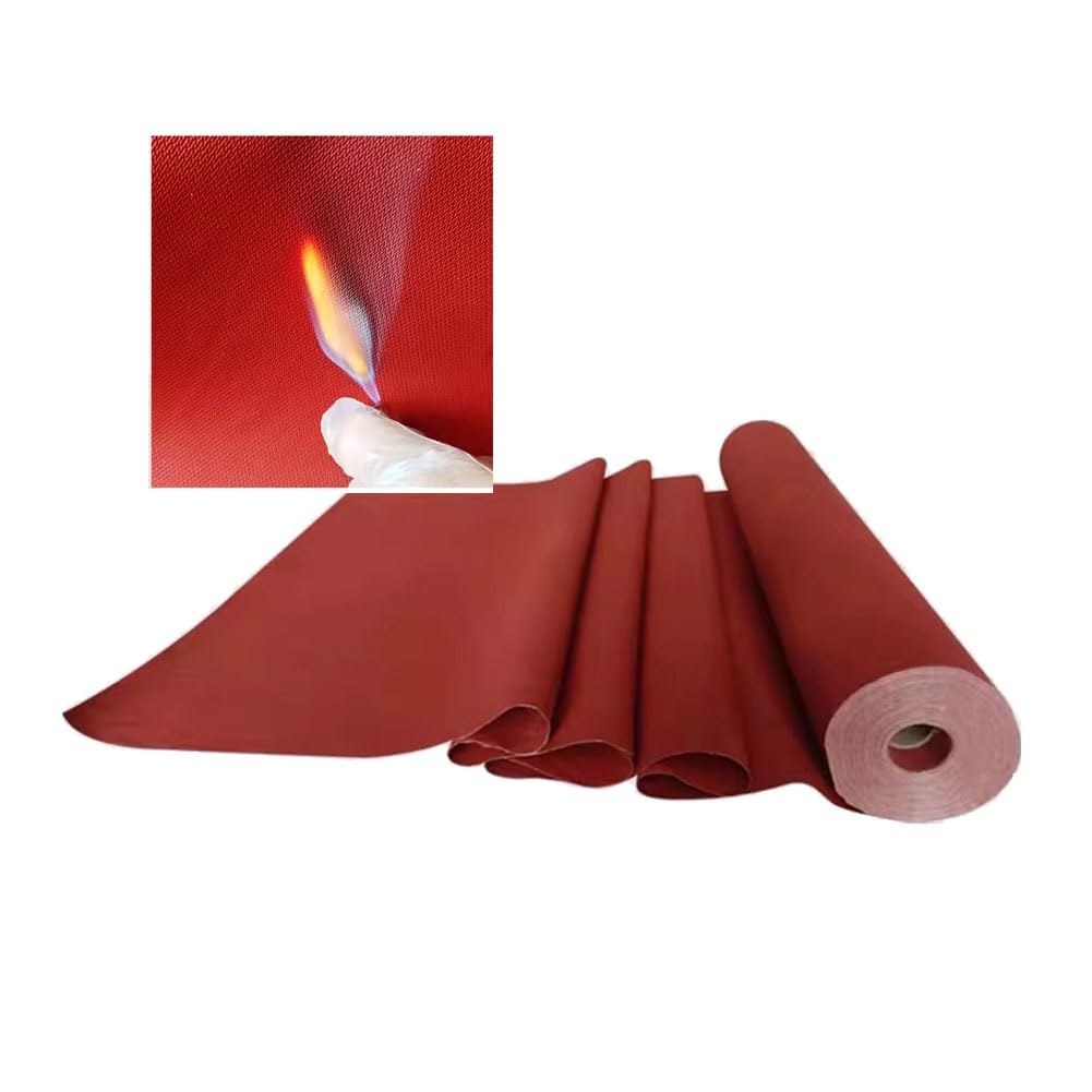 Couverture Anti feu, Couverture De Soudure, À Toute Épreuve Fibre De Verre Couverture Anti-feu Protéger Le Travail Zone De Sparks, Tailles Personnalisables(2MX1MX0.3mm)