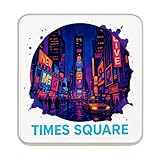 Aimant de réfrigérateur Time Square New York USA : joli grand cadeau souvenir de voyage fait à la main pour collectionneurs et décoration d'intérieur