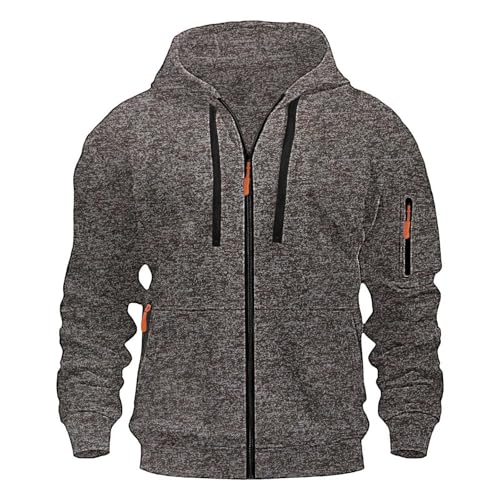 Zipper Hoodies for Men Heavyweight Oversized Pullover Fashion Vintage Sweatshirts Fall Winter 2025 Clothes Jacket2