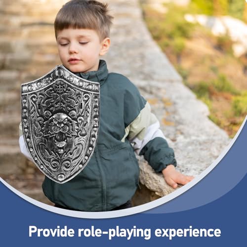 Costume de chevalier pour enfants avec bouclier pour résoudre le manque d'idées de jeux - 5
