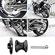 Sixfolo 2 Stück Ständeraufnahme Montageständer 8mm Schwingenschutz Montageständer CNC Montageständer Racingadapter Bobbins aus Aluminiumlegierung Spulen Schwinge Ständer Schraube für Motorräder