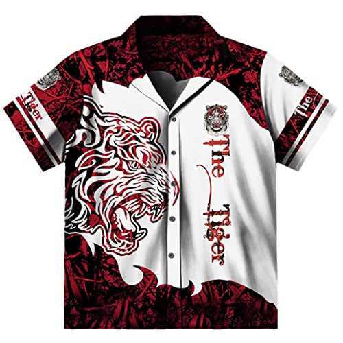 Chemise homme imprimé animal 3D légère pour les fortes chaleurs