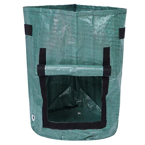 𝐂𝐡𝐫𝐢𝐬𝐭𝐦𝐚𝐬 𝐆𝐢𝐟𝐭 ジャガイモプランター、ガーデンアクセサリー植物成長バッグ、PE素材折り畳み式洗える小さな庭のパティオ