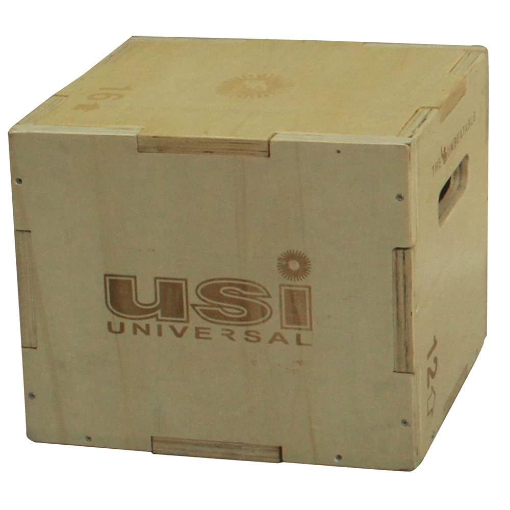 USI UNIVERSAL THE UNBEATABLE WOODEN PLYO BOX (S)