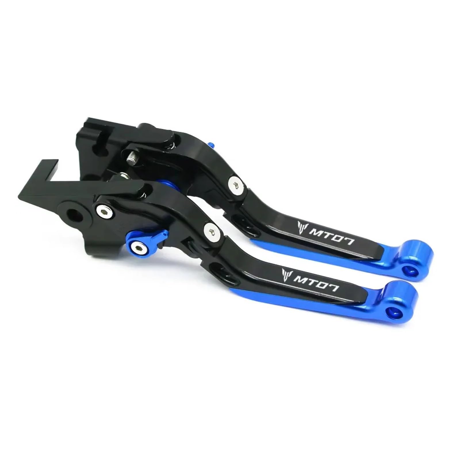 Ywqjiopm 9 Motorcycle Brake Clutch Lever For Mt-07 Fz-07 Mt 07 Fz07 Mt07 Fz 07 2014-2023 Motorcycle Adjustable Folding Extendable Brake Clutch Levers Handle