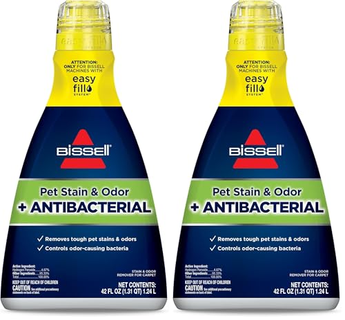 Image of Bissell Pet Stain & Odor plus Antibacterial 2 in 1 Carpet Formula,(Pack of 2)