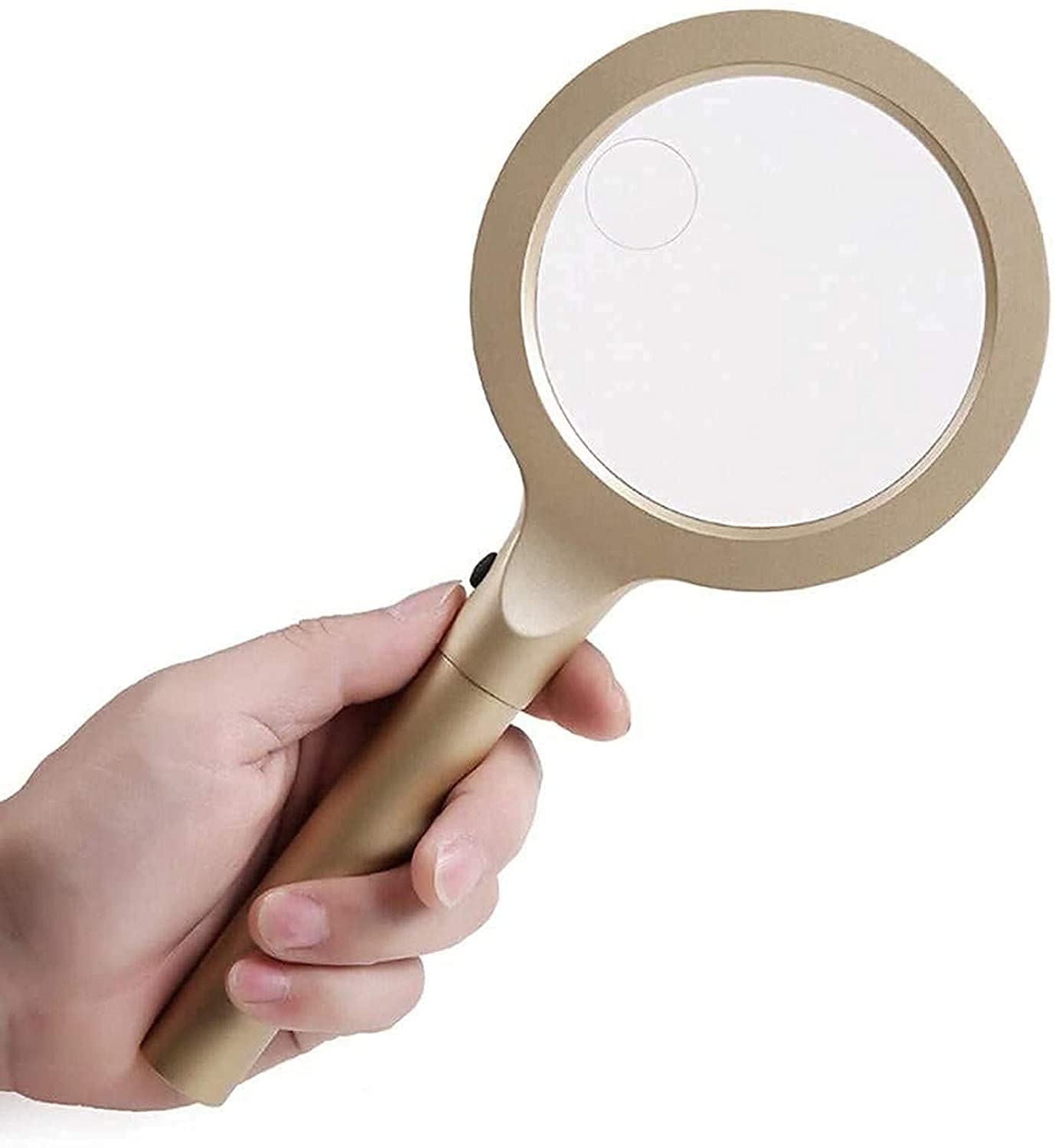 asdchZen Magnifying Glass Reading Magnifier Led Handheld Magnifier Large Portable Glowing Magnifier Handheld Magnifier Magnifier Magnifying For Hobbies Reading Magnifying Glass