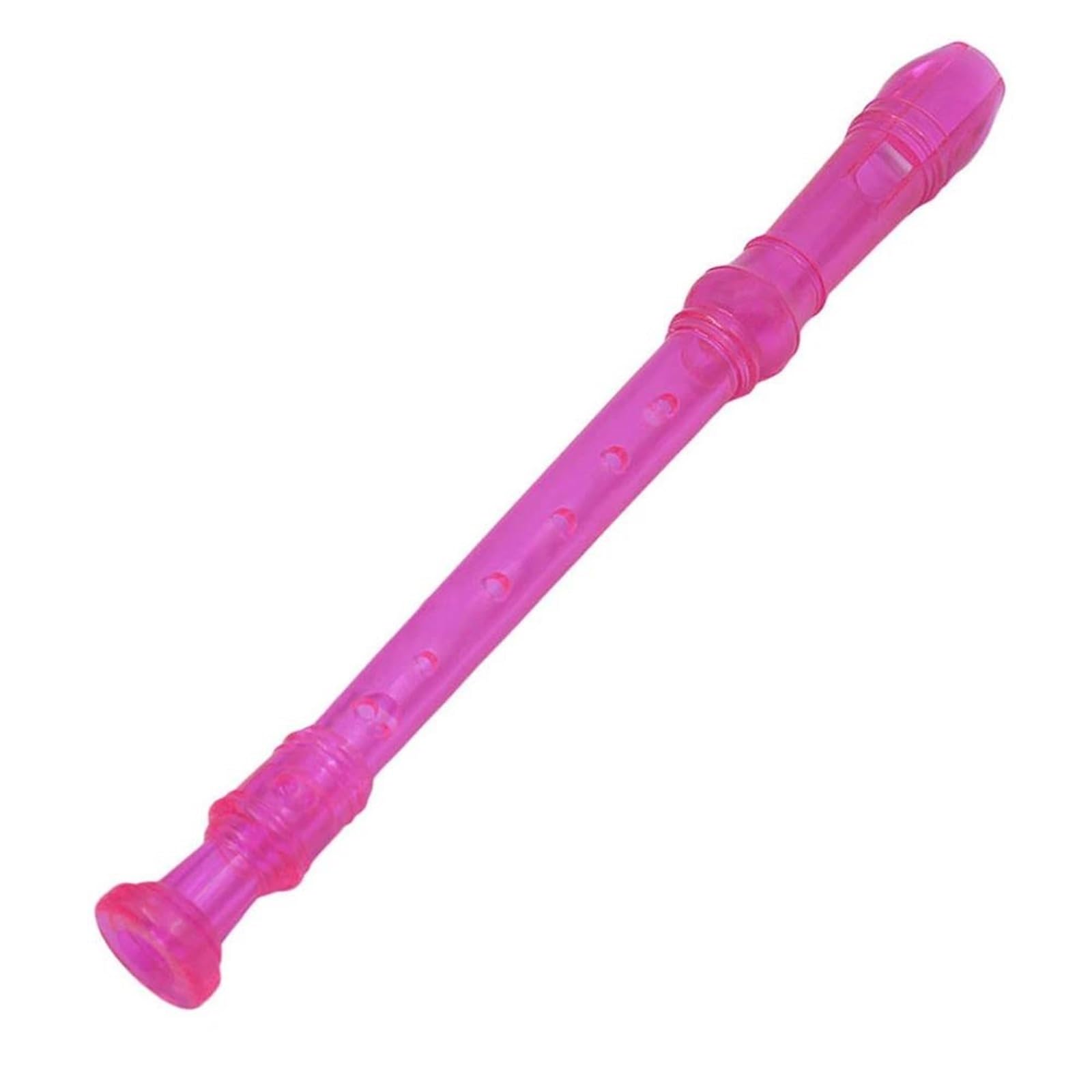 Flûte à bec détachable en ABS rose avec structure lavable et étanche - 3