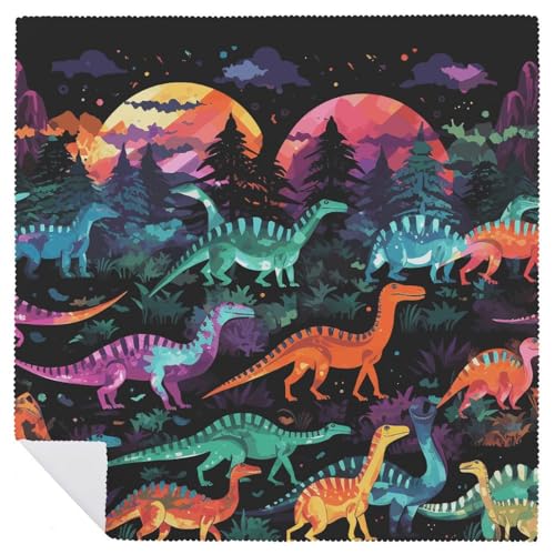 Servilletas de Tela Coloridas con Estampado de Dinosaurios miniatura 6