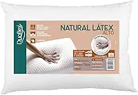 Travesseiro Natural Látex, Alto, para fronha 50cmx70cm, Branco, Duoflex