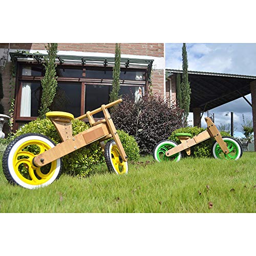 Bicicleta de Equilíbrio sem Pedal de Madeira - Kits e Gifts