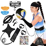 Volleyball Serve Trainer & Volleyball Rebounder Training Kit – Solo Volleyball Trainer for Volleyball Serving Practice, Volleyball Training Equipment & Volleyball Training Aids for Beginners & Players
