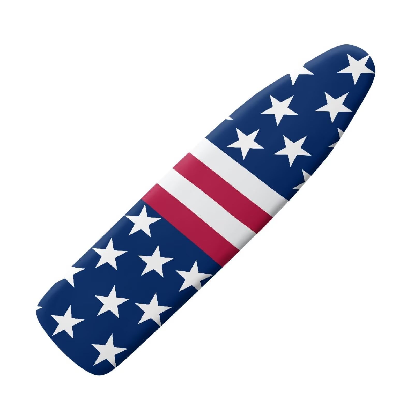 Suhoaziia American USA Flag Heavy Duty Patriotic Iron Board Covers Non Stick Scorch Washable Easy-Fit Ironing Board Cover with Hook and Loop Fastener Strap Independence Day Decor