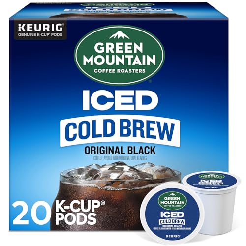Comparison: Best Keurig Iced Function 9 Green Mountain Coffee Roasters Original Black Iced Cold Brew Coffee, Single Serve Keurig K-Cup Pods, 20-Count Box