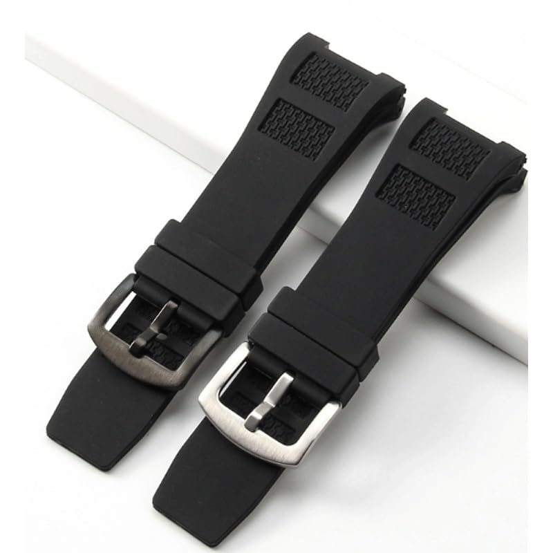 Bracelet de montre en silicone for, compatible avec les accessoires 30 x 16 mm