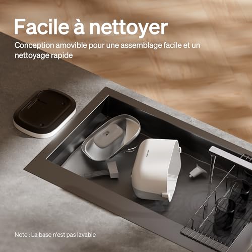 Fontaine a eau chat ultra silencieuse 23dB et sans fil PETLIBRO - 5