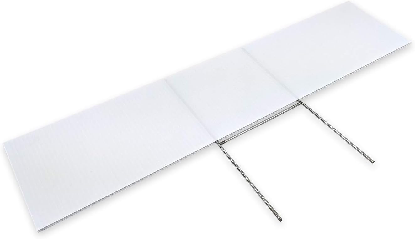 VSE- 6 Pack 6x24 Lawn Sign or Rider Kit with 6x12 H-Stakes