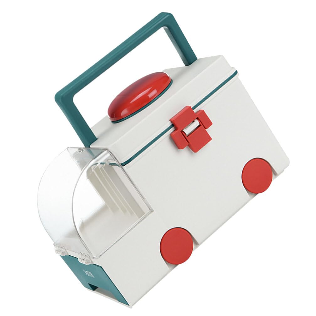 UKCOCO Caja De Almacenamiento Médica De Gran Capacidad Doble Organizador De Primeros Auxilios Para Hogar y Viajes Diseño Asa Para Fácil Transporte Para y Accesorios